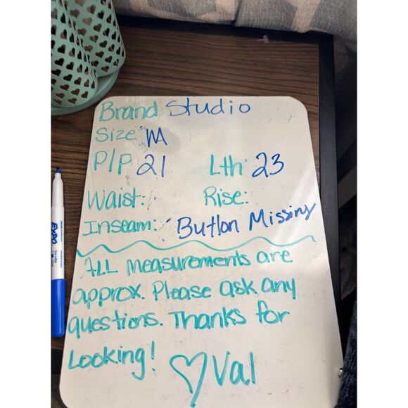 Designers Originals Joy Blue Button Cardigan Santa Embroidery Appliqué Size M - Picture 14 of 14